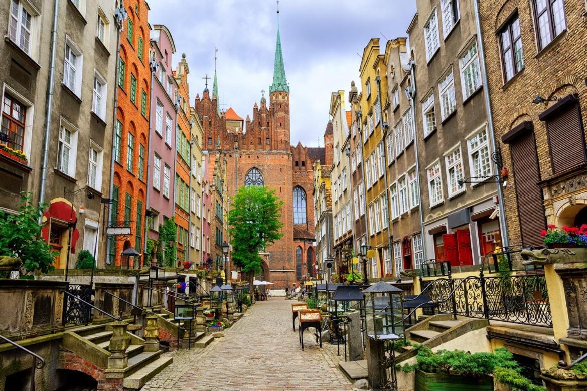Swish Apartment -10 Min To Old Town Gdansk,Pkp & Shopping Mall Exterior foto